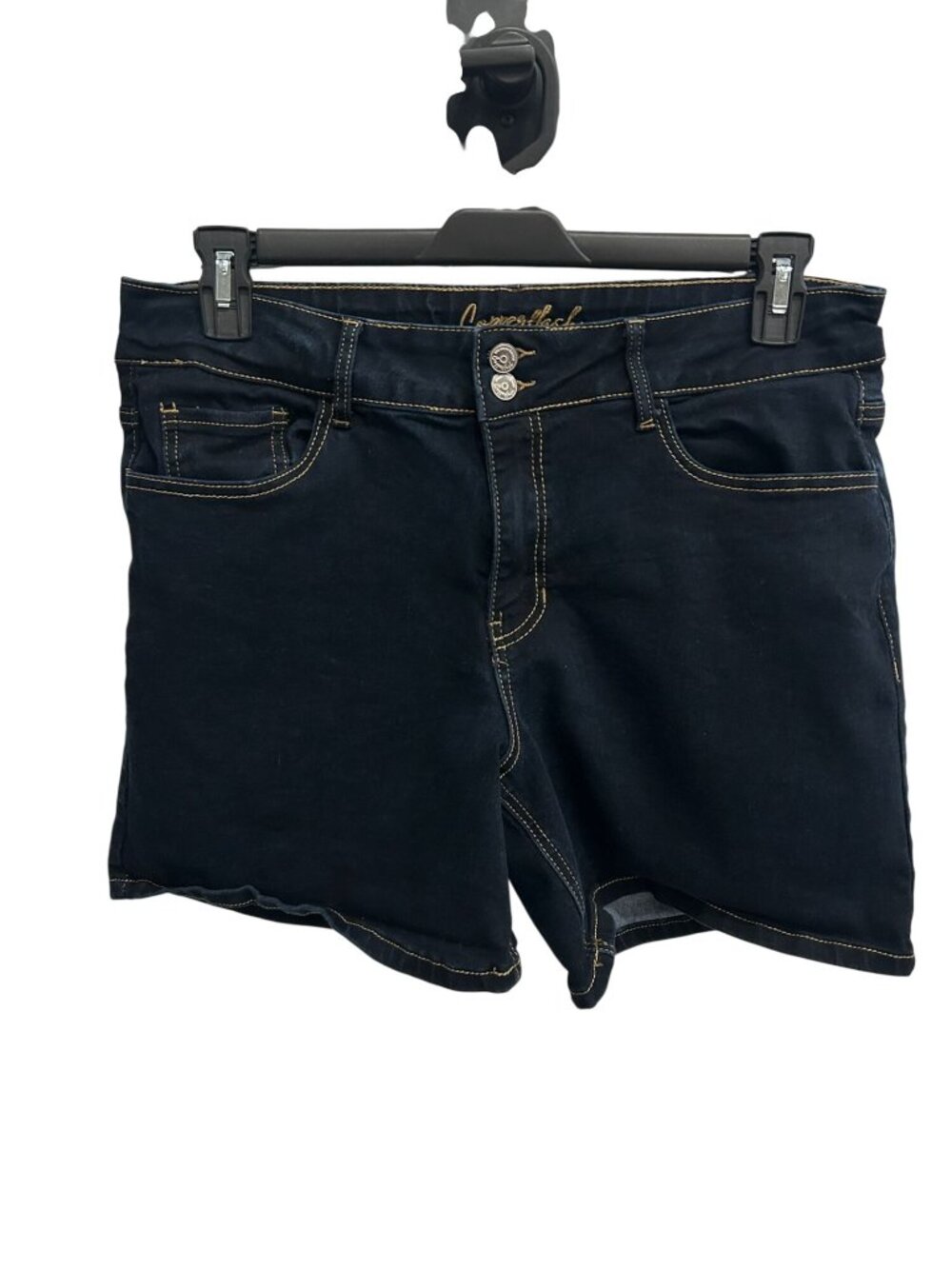 Copperflash 16 Dark Wash Mid Rise Denim Shorts Heritage Style Nostalgia Core
